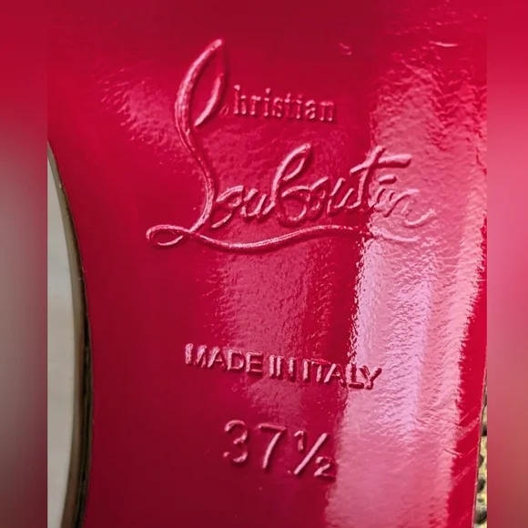 Christian Louboutin Galu Half-d’orsay 100 mm READ - Picture 6 of 8